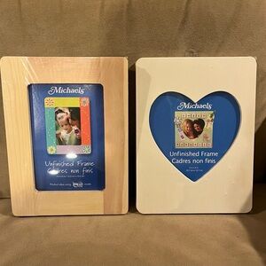 Michaels Natural and Cream Wooden Frame Duo